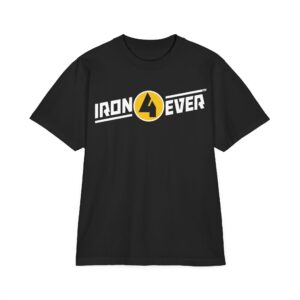 Beast Mode Unisex T-Shirt, Motivational Tee, Athletic Wear, Gym Shirt, Gift for Fitness Lovers. Iron4ever logo in front and Beast Mode typography design in back.