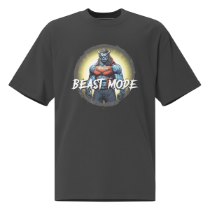 BEAST Oversized faded t-shirt